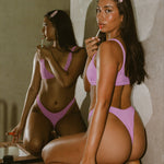 Blush Brazilian Bikini Bottoms Mirror Photo