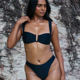 Isa Bikini Bottoms - Black (Smooth)