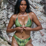 Sarah Clip Front Bikini Top - Aurora