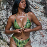 Sarah Clip Front Bikini Top - Aurora